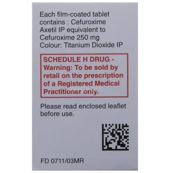 ceftum 250mg tablet 4's